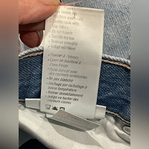 PAIGE Arellia High Rise Wide Leg Cuff Jeans Flower Wash Women Size 27 Tall NEW - Picture 9 of 9